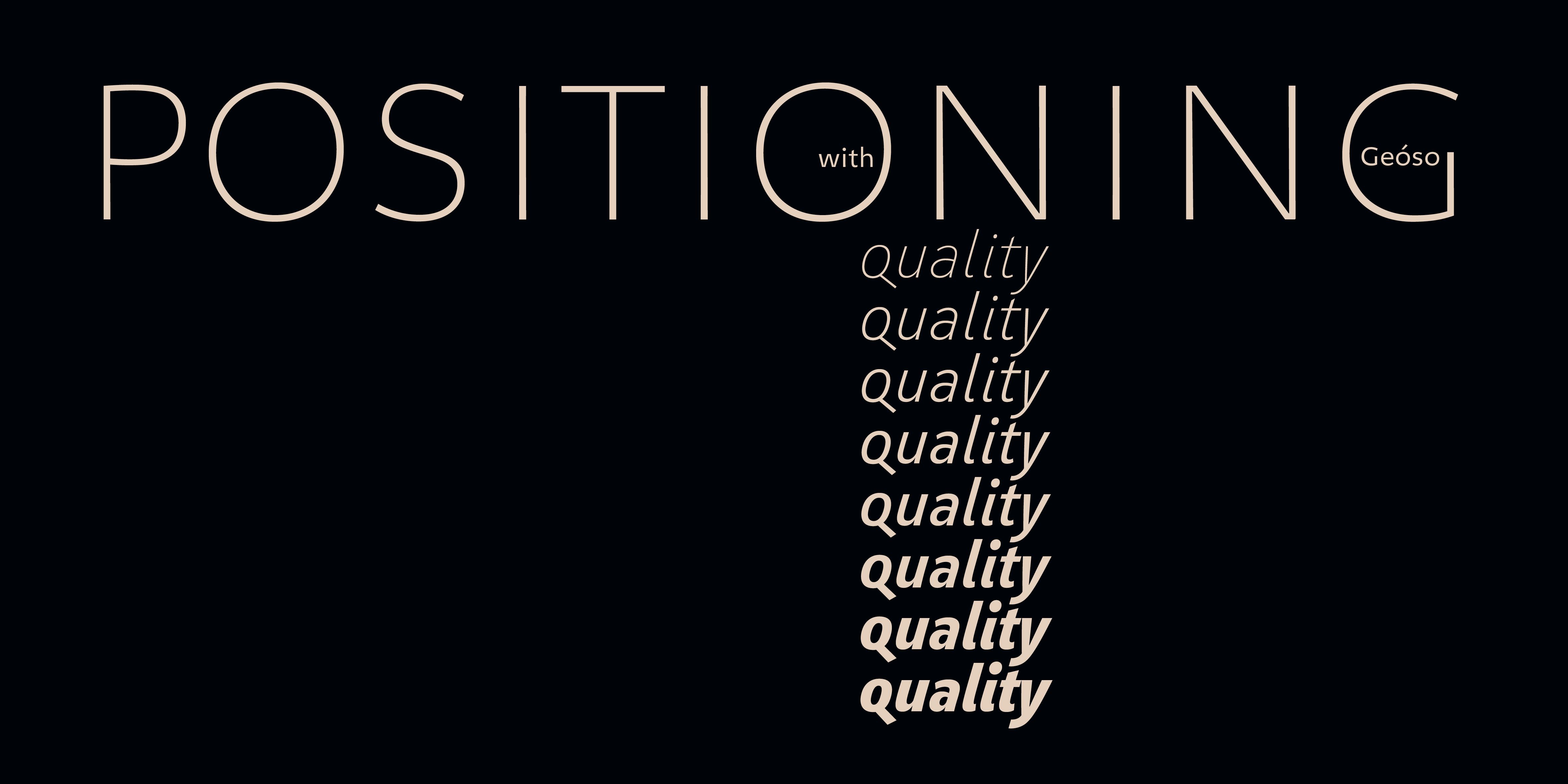 Poster zeigt Vorzüge der Geóso